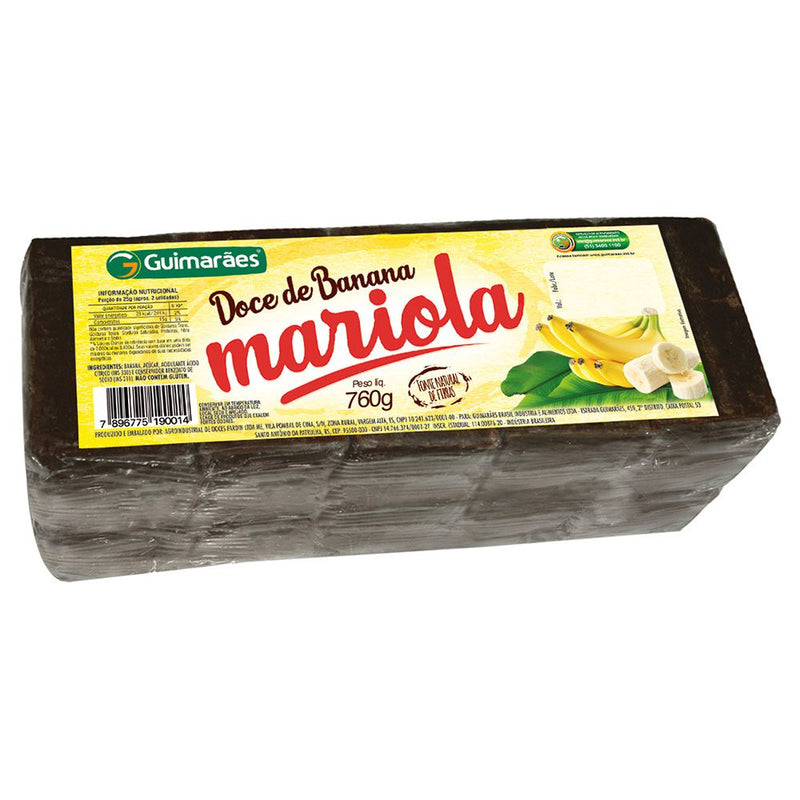 Doce de Banana Mariola Guimarães 760g