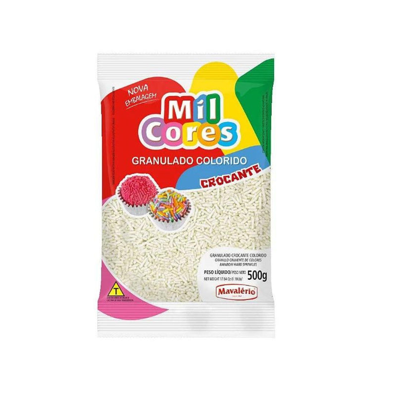 Granulado Branco Crocante Mavalério