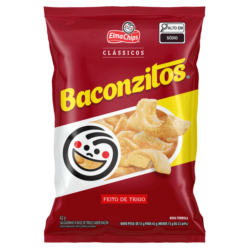 Salgadinho Baconzitos Elma Chips