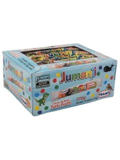 Chicles De Bola Jumanji Pacote De 720g Com 40 Unidades Tutti-Frutti
