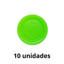 Prato Cor Verde Limão 15 cm