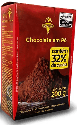 Chocolate Em Pó Parcialmente Desengordurado Du Porto 200g