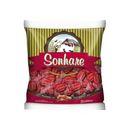 Bala caramelo recheado de amendoim