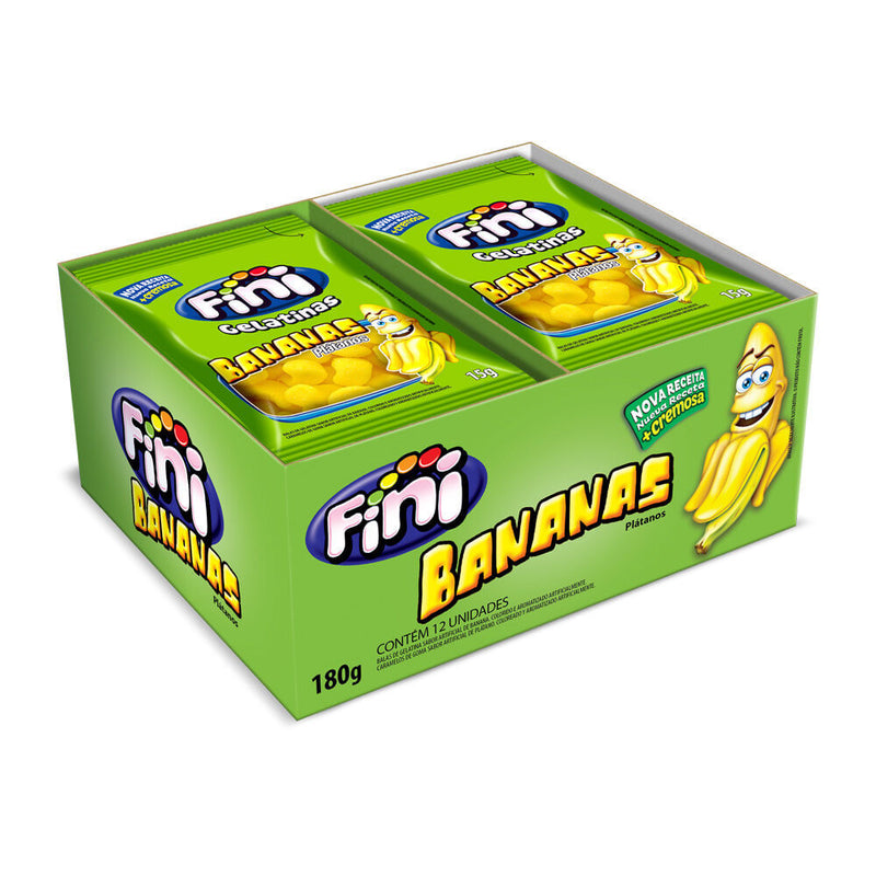 Bananas Mini Fini Caixa com 12 Unidades