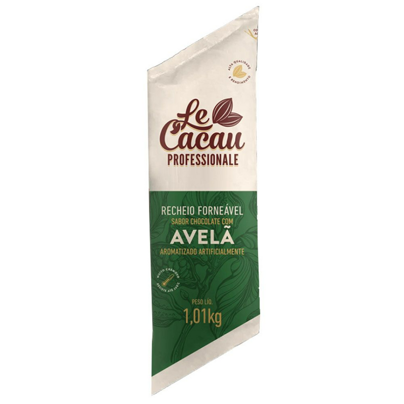 Recheio Forneavel Chocolate e Avela Le Cacau
