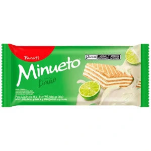 Biscoito Wafer Minueto Sabor Limão 81g