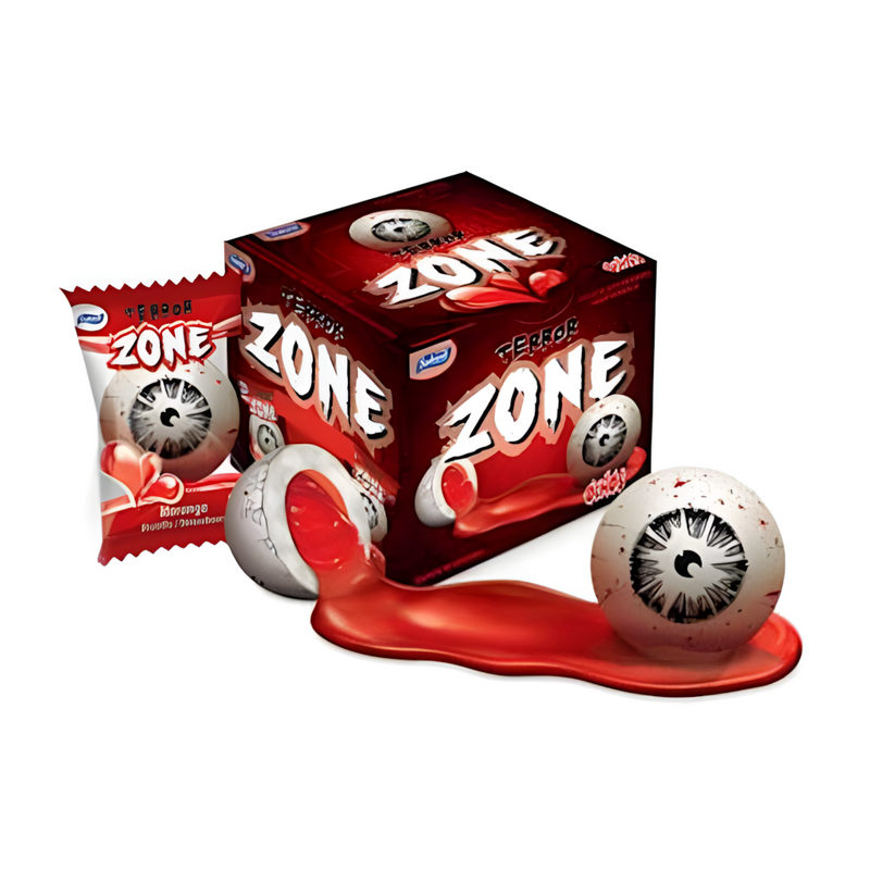 Chiclete Terror Zone Olhos