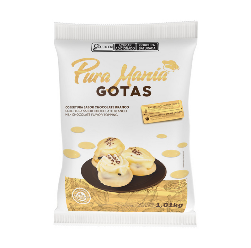 Pura Mania Gotas Branca 1,01kg